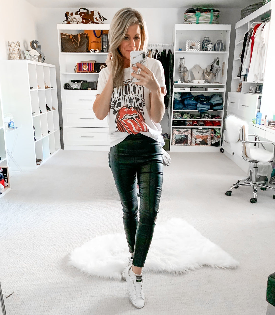 I’m On The Edge Faux Leather Super Skinny Pants