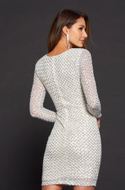 The After Party Sequin Dress: Champagne