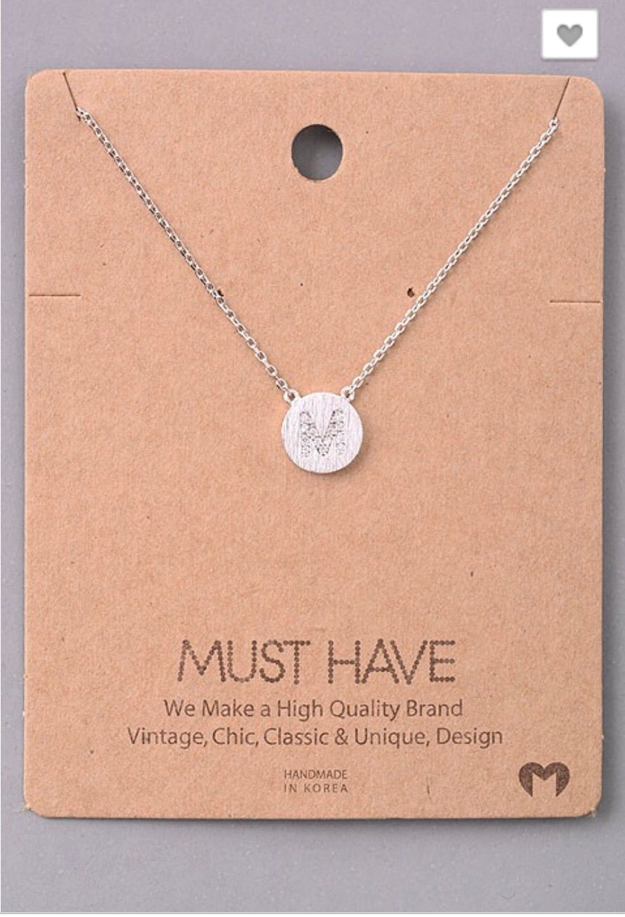 Initial Necklace