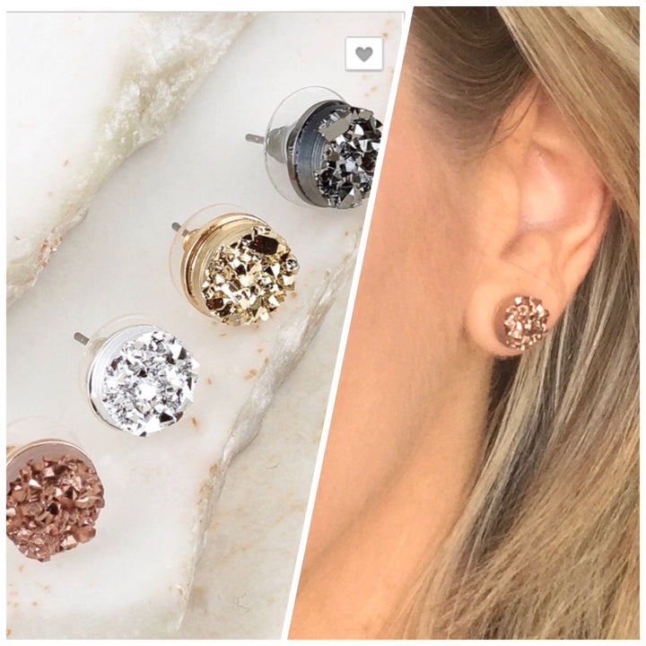 She Has A Sparkle About Her Earrings