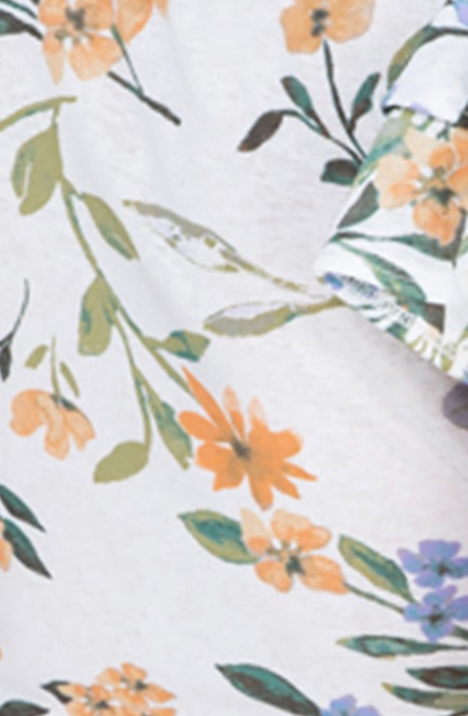 Ready For Romance Floral Ruched Crop Top