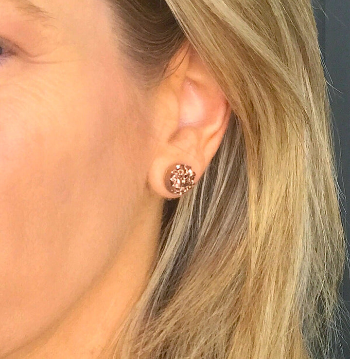 She Has A Sparkle About Her Earrings