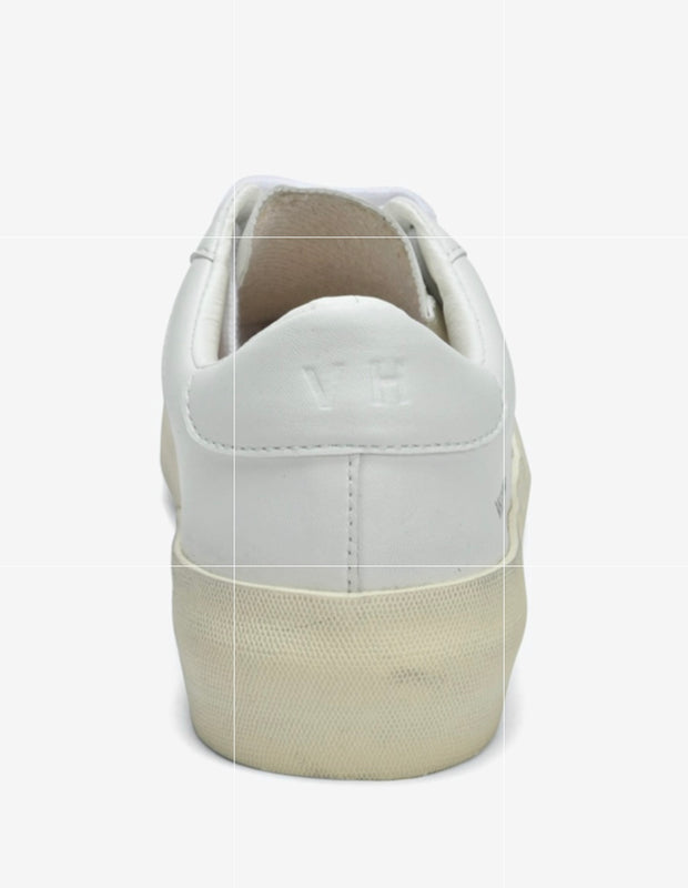 Vintage Havana Genuine Leather Sneakers: White Madness