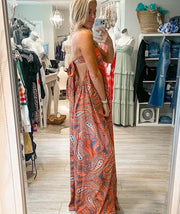 Off To Bali Strapless Wide Leg Jumpsuit