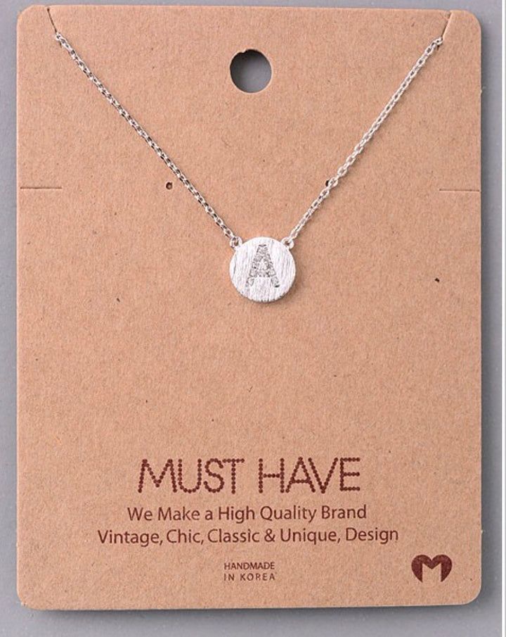 Initial Necklace