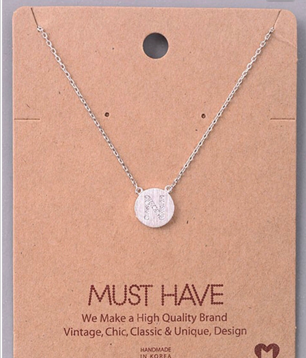 Initial Necklace