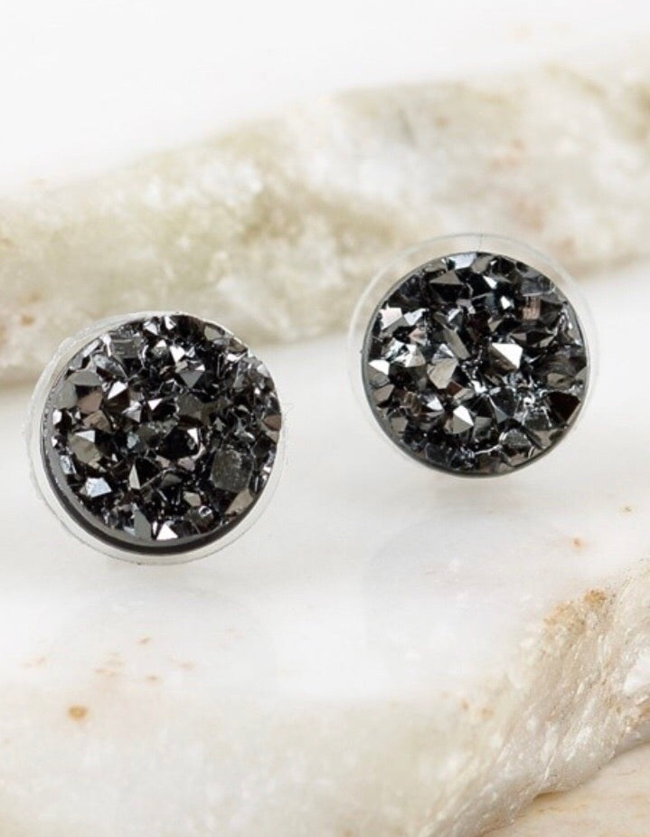 She Has A Sparkle About Her Earrings