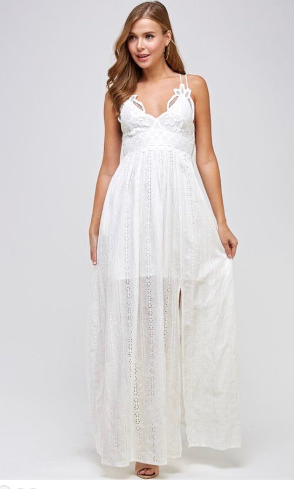 Picnic In The Park Lace Bralette Dress