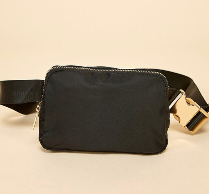 Keep It Moving Belt Bag: Black
