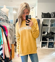 Midwest Graphic Crewneck Sweatshirt: Harvest Gold